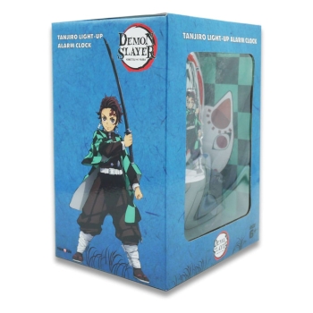 Demon Slayer: Kimetsu no Yaiba Wecker mit Leuchtfunktion Tanjiro 21 cm